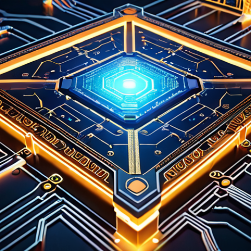 Home 4 A conceptual illustration of a highly secure, futuristic digital fortress, glowing with intricate quantum energy. Intricate, interconnected circuits form an impenetrable barrier, symbolizing advanced government strategies for quantum cybersecurity and national digital infrastructure protection. High-tech, secure, resilient, abstract representation of data safety.