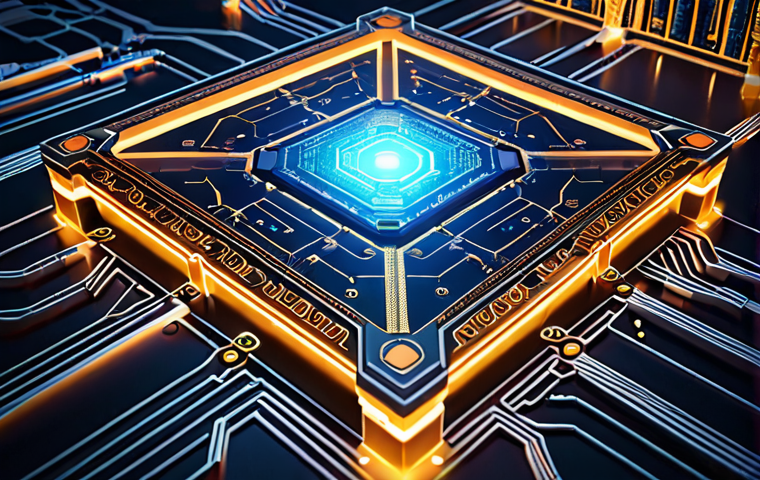 A conceptual illustration of a highly secure, futuristic digital fortress, glowing with intricate quantum energy. Intricate, interconnected circuits form an impenetrable barrier, symbolizing advanced government strategies for quantum cybersecurity and national digital infrastructure protection. High-tech, secure, resilient, abstract representation of data safety.