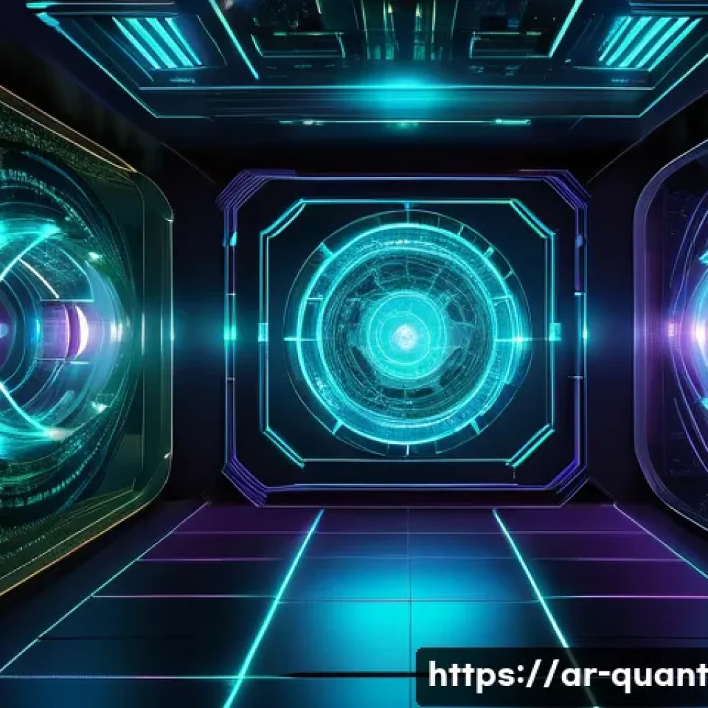 양자 보안 기술의 기술적 혁신 사례 - **Prompt:** A dynamic, high-tech digital art illustration that captures the essence of post-quantum ...