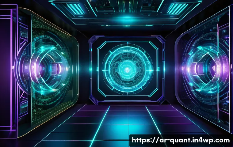 양자 보안 기술의 기술적 혁신 사례 - **Prompt:** A dynamic, high-tech digital art illustration that captures the essence of post-quantum ...